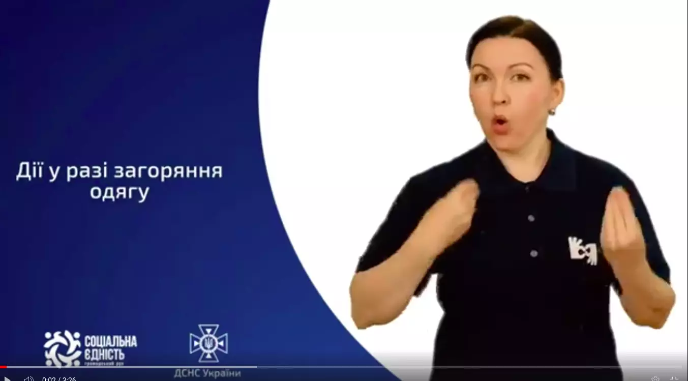 «Абетка безпеки» на тему :Дії у разі загоряння одягу на людині