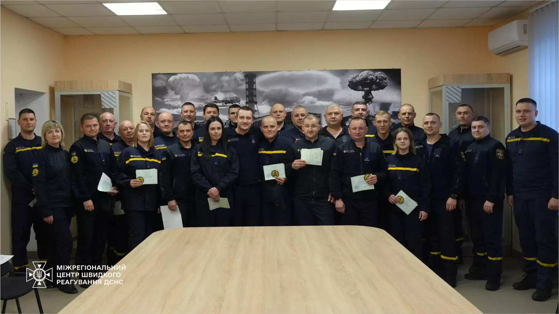 23 рятувальники з різних регіонів України успішно пройшли професійно-технічне навчання та одержали свідоцтво державного зразка