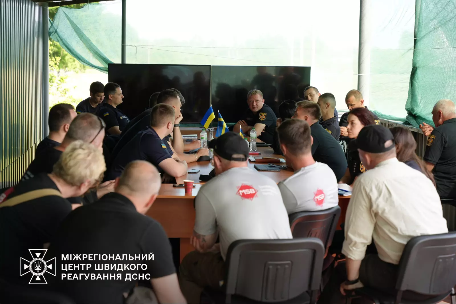 Протягом трьох днів на території Центру тривали практичні тестування стандартних операційних процедур з РХБЯ за участю пожежно-рятувальних підрозділів ДСНС України та представників Шведського агентства з надзвичайних ситуацій (MSB).