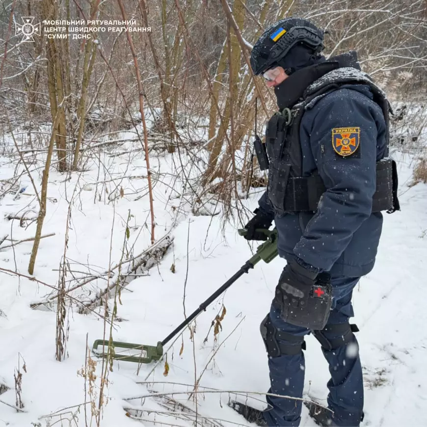 Піротехнічні розрахунки розміновують території Сумської області